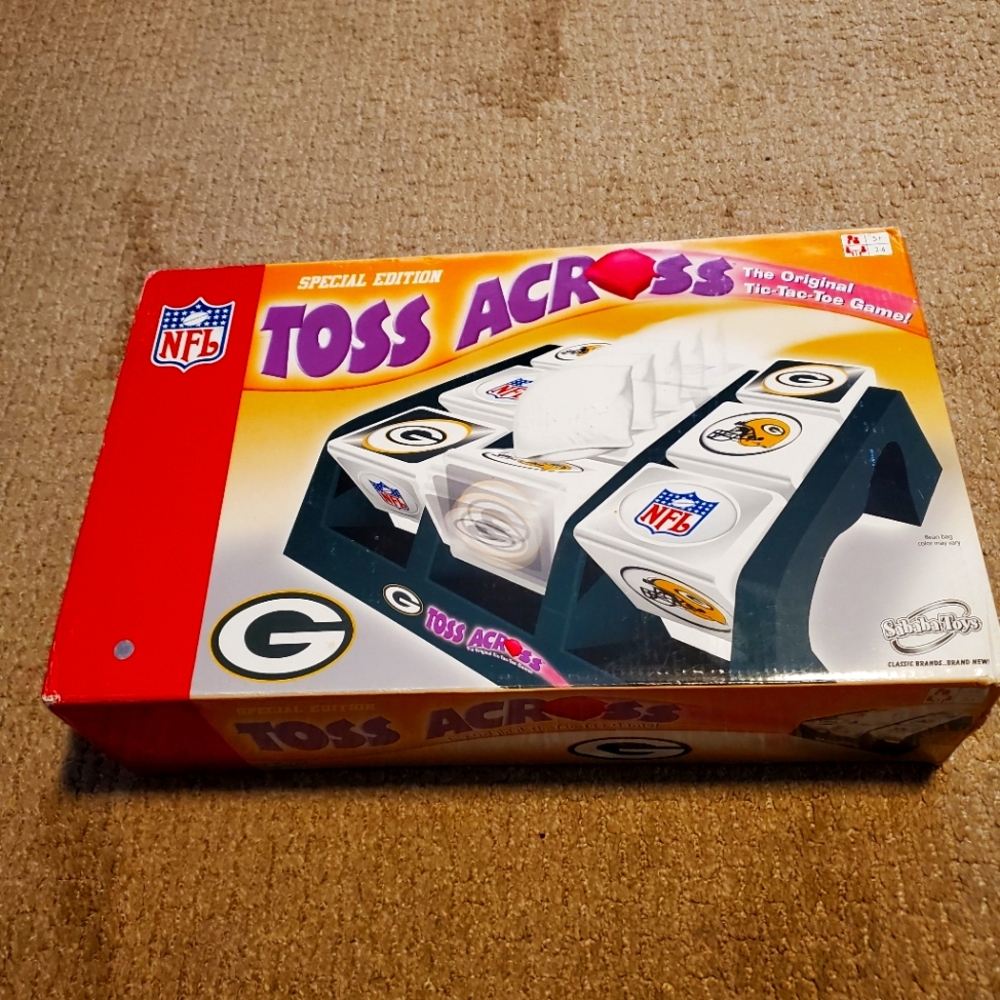 NFL GREEN BAY PACKERS Toss Across SPECIAL EDITION-TIC TAC TOE GAME - NEW!